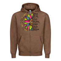 Chestnut you are inspiration Zipper Hoodie - Artiststas
