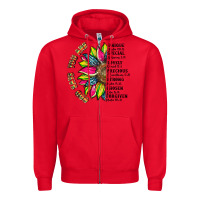 Red you are inspiration Zipper Hoodie - Artiststas
