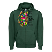 Sports Green you are inspiration Zipper Hoodie - Artiststas