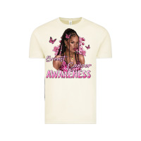 Vintage Arctic breast cancer awareness afro woman Vintage Tee - NancyCooperArtShop