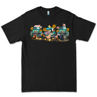 Black western farm trucks farm animals Premium Tee - FaDigitalArtStudio
