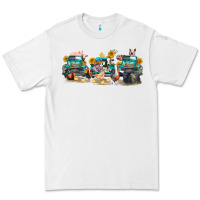White western farm trucks farm animals Premium Tee - FaDigitalArtStudio