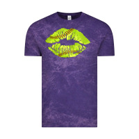 Cloud Purple softball lips Vintage Tee - AdoDesignShop