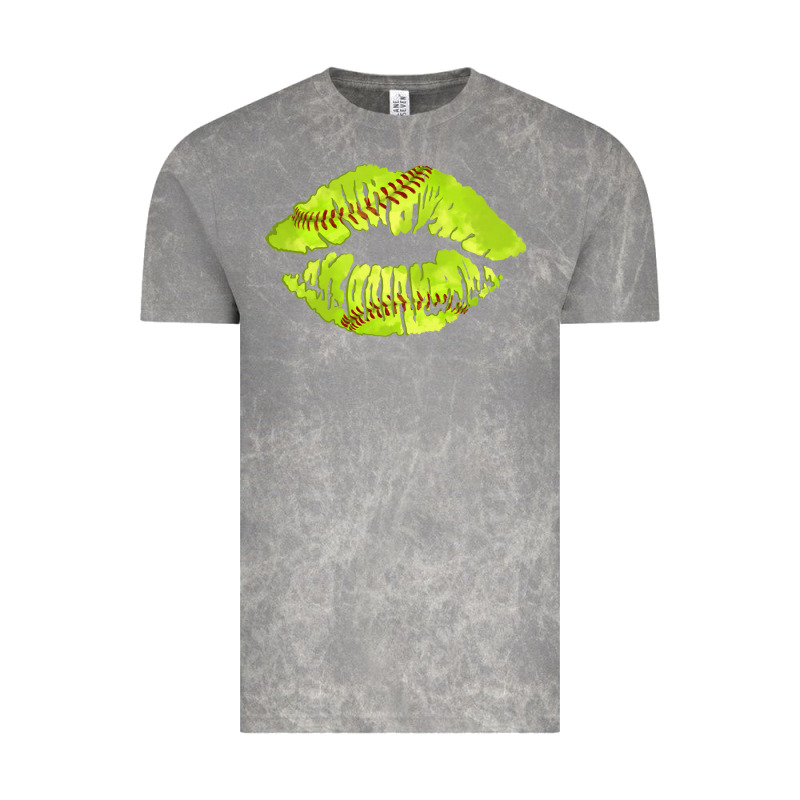 Softball Lips Vintage Tee by AdoDesignShop | Teevron