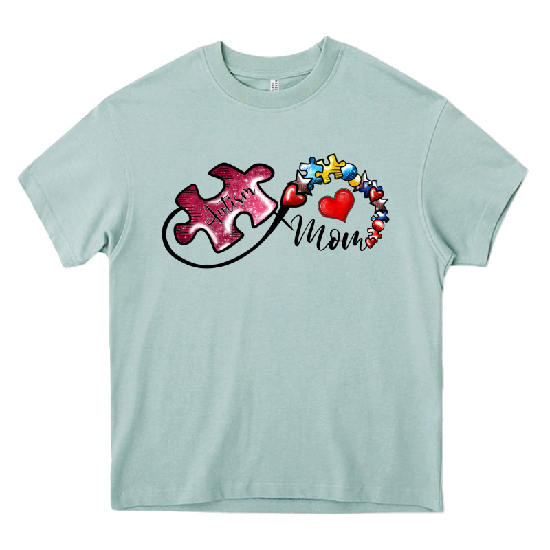 Autism Mom 1 Heavy Core Tee by SublimationCraftShop | Teevron