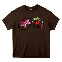 Chocolate Brown autism mom 1 Heavy Core Tee - SublimationCraftShop