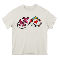 Cream autism mom 1 Heavy Core Tee - SublimationCraftShop