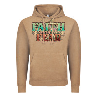 Vintage Coffee faith over fear cross Vintage Hoodie - NancyCooperArtShop