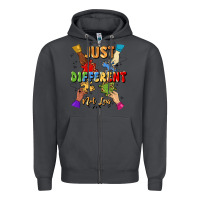 Smoke just different not less Zipper Hoodie - Artiststas