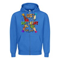 True Royal just different not less Zipper Hoodie - Artiststas