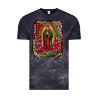 Cloud Black our lady of guadalupe christmas Vintage Tee - Jasminsmagicworld