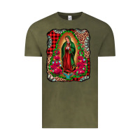 Vintage Olive our lady of guadalupe christmas Vintage Tee - Jasminsmagicworld
