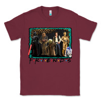 Burgundy friends movie characters Classic Tee - AdoDesignShop