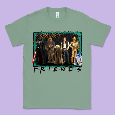 Friends Movie Characters Classic Tee Designed By Adodesignshop