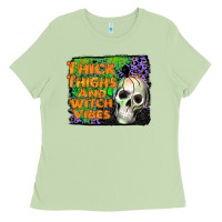 Matcha thick thighs and witch vibes Ladies Tee - JahusDesignShop