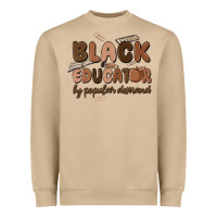 Mushroom black educator by popular demand Heavyweight Sweatshirt - MaliasSmallBusiness