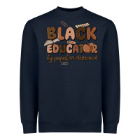 Navy black educator by popular demand Heavyweight Sweatshirt - MaliasSmallBusiness