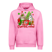 Fuchsia Pink current mood christmas Urban Hoodie - OliviaCreatesArt