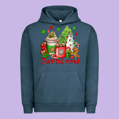 Current Mood Christmas Urban Hoodie Designed By Oliviacreatesart