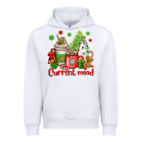 White current mood christmas Urban Hoodie - OliviaCreatesArt