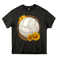 Asphalt western volleyball with sunflower Heavy Core Tee - HRA Design Shop