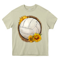 Mossy western volleyball with sunflower Heavy Core Tee - HRA Design Shop