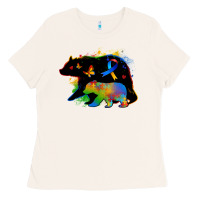 Bone autism mama bear Ladies Tee - Zillion Design Studio