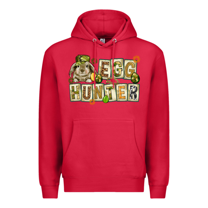 Egg Hunter With Plate Letters Easter Day Premium Hoodie by HowdyJamesFarm | Teevron