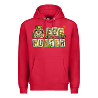 Cardinal Egg hunter with plate letters Easter Day Premium Hoodie - HowdyJamesFarm