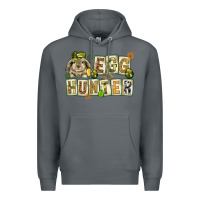Rock Egg hunter with plate letters Easter Day Premium Hoodie - HowdyJamesFarm