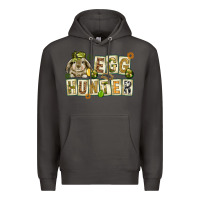 Smoke Egg hunter with plate letters Easter Day Premium Hoodie - HowdyJamesFarm