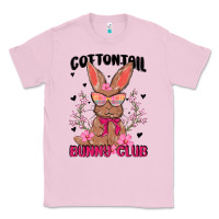 Bubblegum Pink cottontail bunny club Classic Tee - MaliasSmallBusiness