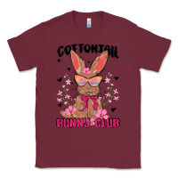 Burgundy cottontail bunny club Classic Tee - MaliasSmallBusiness