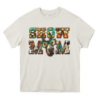 Cream show mom donkey Heavy Core Tee - BarkalooDesign