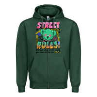 Sports Green street rules Zipper Hoodie - Artiststas