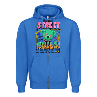 True Royal street rules Zipper Hoodie - Artiststas