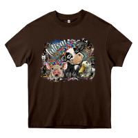 Chocolate Brown Autism Heavy Core Tee - SublimationCraftShop