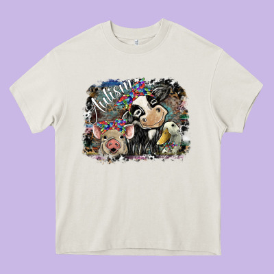 Autism Heavy Core Tee Designed By Sublimationcraftshop