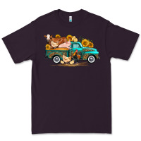 Plum western farm truck farm animals Premium Tee - FaDigitalArtStudio
