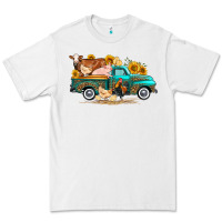 White western farm truck farm animals Premium Tee - FaDigitalArtStudio