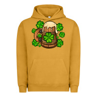 Pigment Peanut Butter St. Patrick's Beer and shamrock Urban Hoodie - OliviaCreatesArt