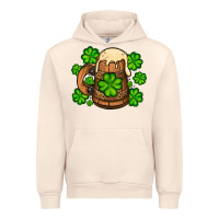 Sandshell St. Patrick's Beer and shamrock Urban Hoodie - OliviaCreatesArt