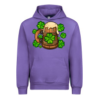 Tulip St. Patrick's Beer and shamrock Urban Hoodie - OliviaCreatesArt