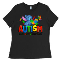 Black autism stitch accept love understand Ladies Tee - Zillion Design Studio