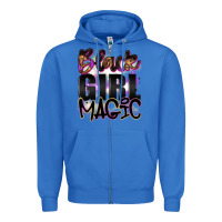 True Royal black girl magic Zipper Hoodie - Artiststas