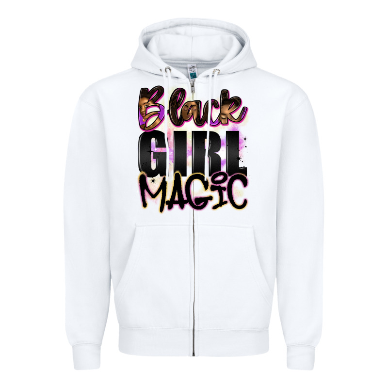 Black Girl Magic Zipper Hoodie by Artiststas | Teevron