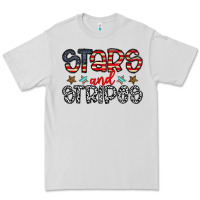 Dove Grey stars and stripes Premium Tee - CowhideDigitalArt
