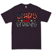 Plum stars and stripes Premium Tee - CowhideDigitalArt