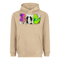 Mushroom Boo Ghost Cat Heavyweight Hoodie - texasbilliewilder