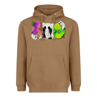 Toasted Coconut Boo Ghost Cat Heavyweight Hoodie - texasbilliewilder